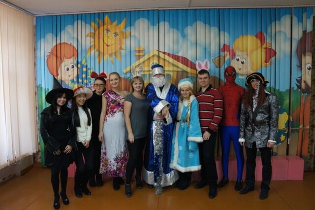 Новый год в детском доме (2012г.,декабрь)